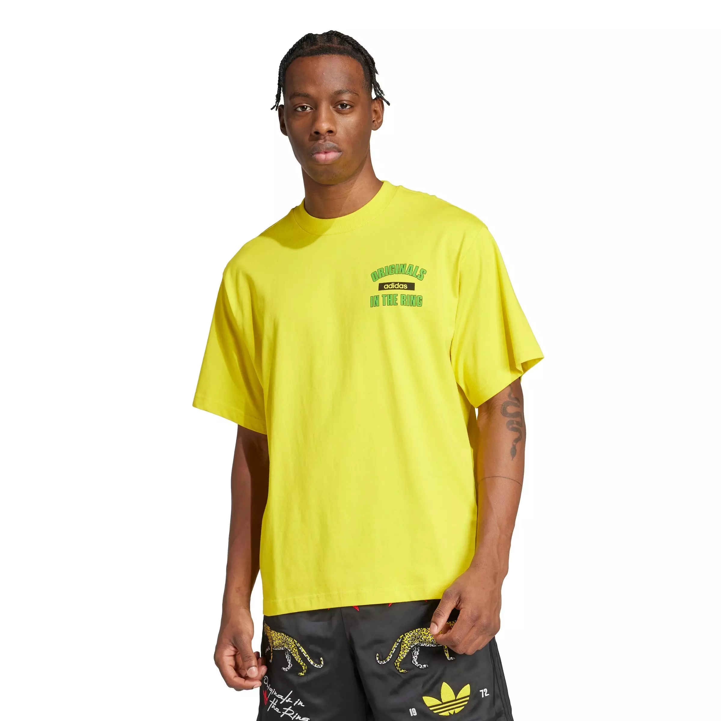 洋楽 TAGGY MATCHER FRONTIN / MY ADIDAS 7inch adidas Originals Men's In The Ring Graphic Tee